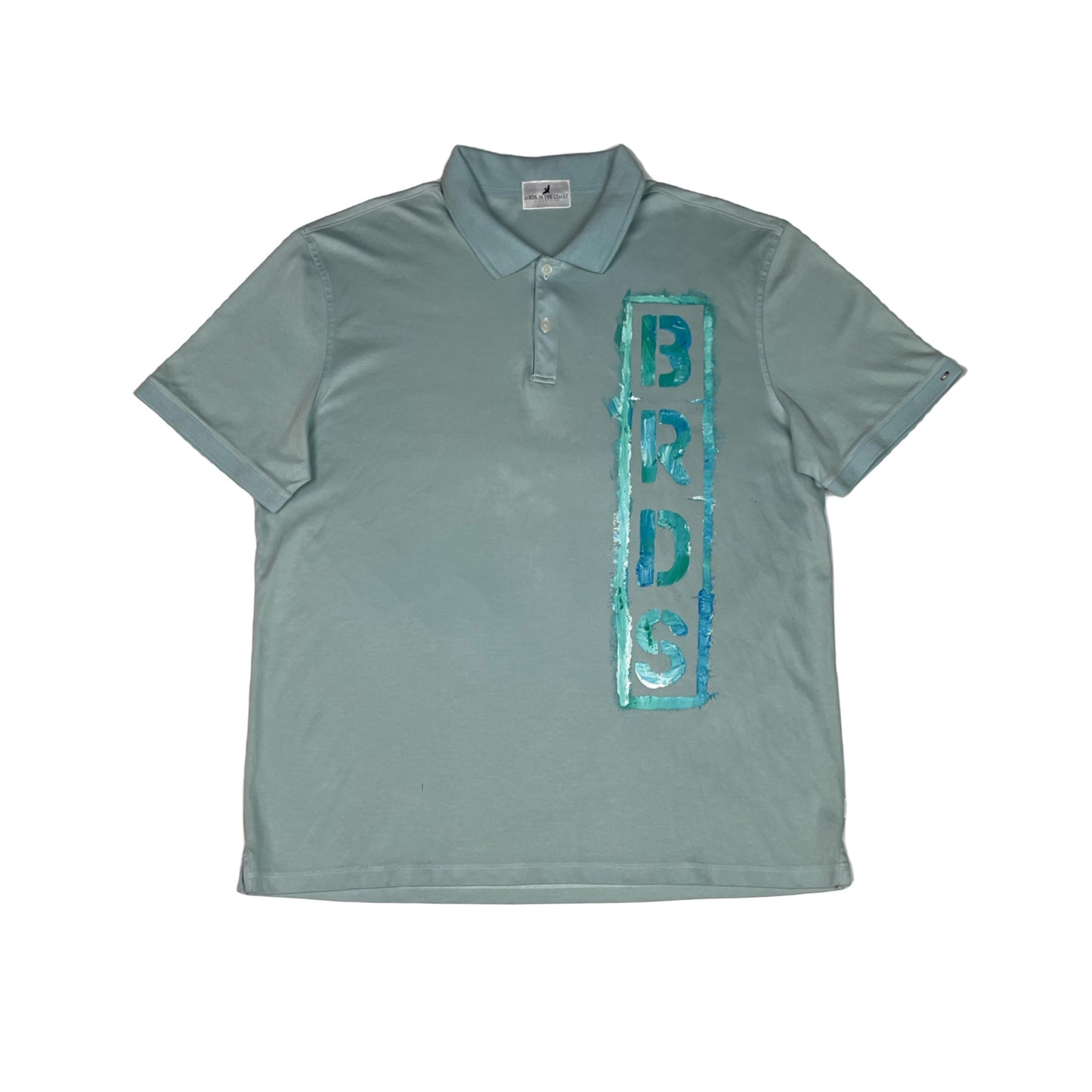BRDS Up-cycled Short-sleeve Button-up